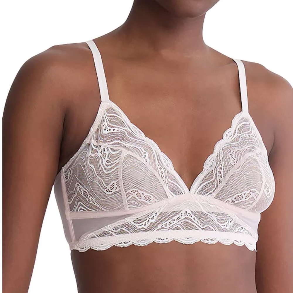 Calvin Klein Women's Essentials Lace Triangle Bra QF7925 - Prairie Peach